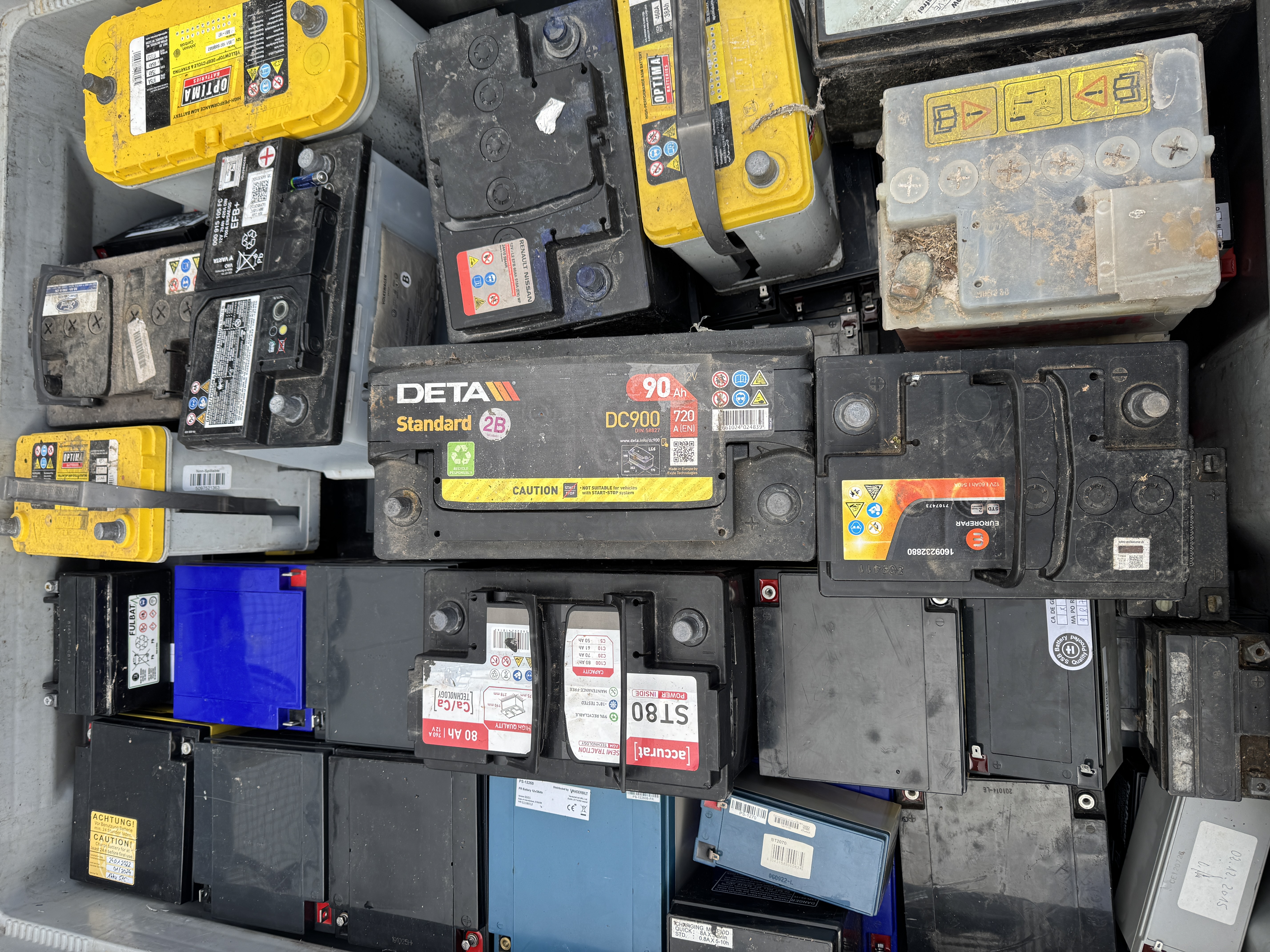 Batterien/Akkus (Blei/PB)